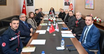 112 Acil Çağrı Hizmetleri İl Koordinasyon Komisyonu toplantısına katıldı 