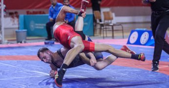 U23 Serbest Türkiye Güreş Şampiyonası'nda ilk gün sona erdi