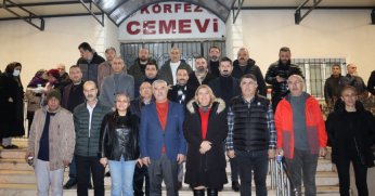 Başkan Hürriyet, Körfez Cemevi’nde canlarla bir araya geldi