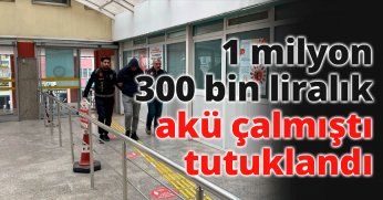 Baz istasyonlarından akü çalan şahıs tutuklandı