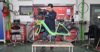 KOBİS bisikletleri usta ellere emanet