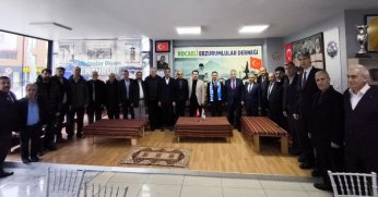 Kocaeli Erzurumlular derneğini ziyareti