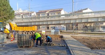 Kuruçeşme’de otopark alanı yenilendi