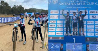  Bisiklet yarışından dereceyle döndüler