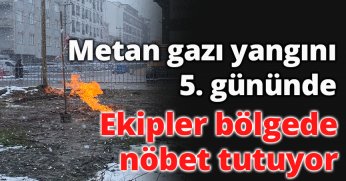Ekipler bölgede nöbet tutuyor