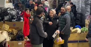 Soğuğa ve kara aldırış etmediler