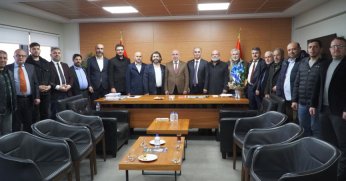 Saadet Partisi Gebze teşkilatından Başkan Recep Sarıdoğana ziyaret 