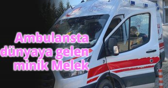 Anne, kızını ambulansta kucağına aldı