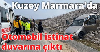 Kuzey Marmara'da 2 araç çarpıştı: 2 yaralı