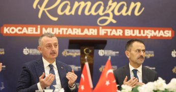 Vali Aktaş ve Başkan Büyükakın, muhtarlarla iftar yaptı!