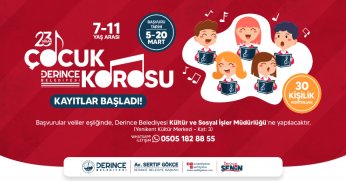 23 Nisan çocuk korosu kayıtları başladı