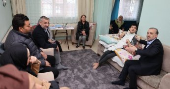 Başkan Talus’tan Ramazan ayında vefa ziyaretleri