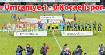 Ümraniye 1 - 0 Kocaelispor 