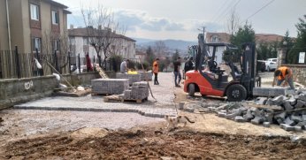 Başiskele'de Havalar Isındı Üst Yapı Çalışmaları Hızlandı