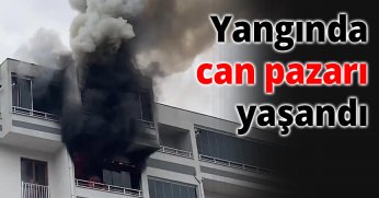 Yangında can pazarı yaşandı