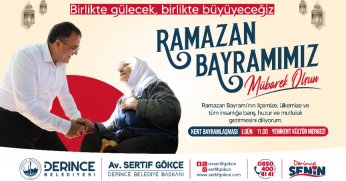 Bayramlaşma Yenikent Kültür Merkezi’nde yapılacak!