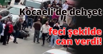 Kocaeli’de dehşet! motosikletten düştü, feci şekilde ,can verdi!