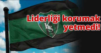 Liderliği korumak yetmedi!