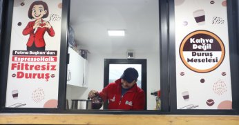 İzmit Belediyesi 5 TL'ye filtre kahve hizmetine başladı