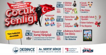 23 Nisan coşkusu Derince’de yaşanacak!