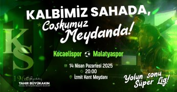 Kalbimiz sahada, coşkumuz meydanda