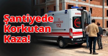 Kocaeli Şantiyede Korkutan Kaza!