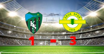 Erokspor Deplasmanında 3-1 Mağlup Oldu!