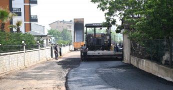 Ertuğrulgazi Mahallesi’ne 250 Ton Asfalt