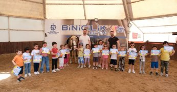 Küçük biniciler Büyükşehir’le büyük adımlar atıyor