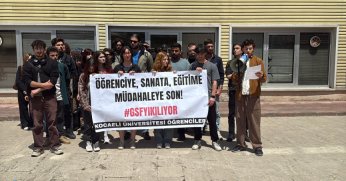 ÜNİVERSİTESİ GÜZEL SANATLAR FAKÜLTESİ ÖĞRENCİLERİNDEN TAŞINMA KARARINA TEPKİ!