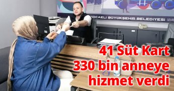 41 Süt Kart, 330 bin anneye hizmet verdi
