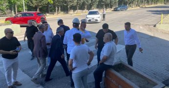 Başkan Yardımcısı Celal Hülür engellenmek istendi