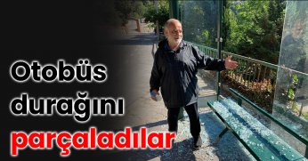 Otobüs durağına saldırdılar: Çevresinde kalıntılar bulundu