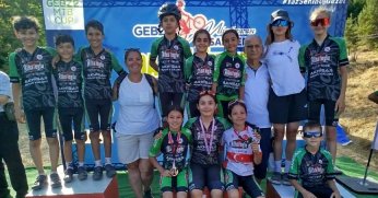 Akhisarlı pedallar Gebze'de kürsüye çıktı