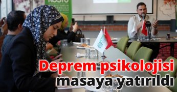 Bilim Kafe etkinliğine yoğun ilgi: Deprem psikolojisi masaya yatırıldı