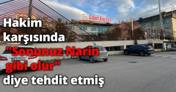 Hakim karşısında: 