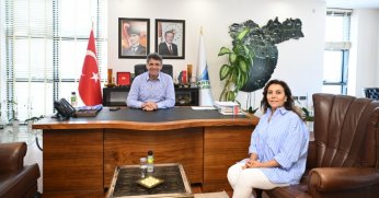 Şef Ayten Saner’den Başkan Kocaman’a Ziyaret