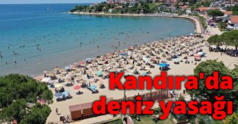 Kandıra'da deniz yasağı