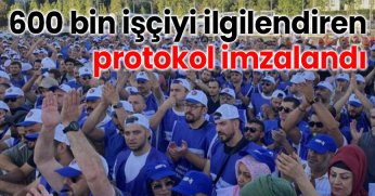 Kamuda Zamda Anlaşma Sağlandı 600 Bin İşçiyi İlgilendiren Protokol İmzalandı
