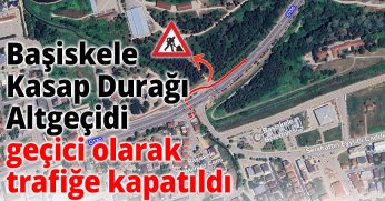 Başiskele Kasap Durağı Altgeçidi geçici olarak trafiğe kapatıldı