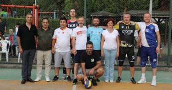 Fevzi Çakmak Mahallesinde voleybol coşkusu başladı