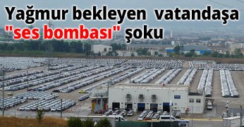 Yağmur bekleyen vatandaşa 