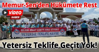 Memur-Sen’den Hükûmete Rest: Yetersiz Teklife Geçit Yok!”