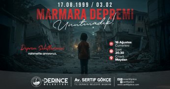 Deprem Şehitlerimiz Dualarla Anılacak