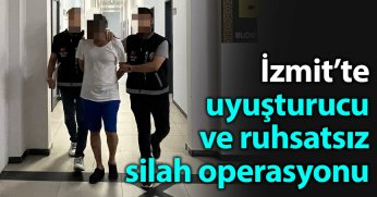 İzmit’te Uyuşturucu ve Ruhsatsız Silah Operasyonu