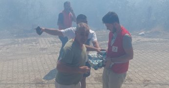 Kızılay’dan Karamürsel Suludere’deki Orman Yangınına Anında Destek