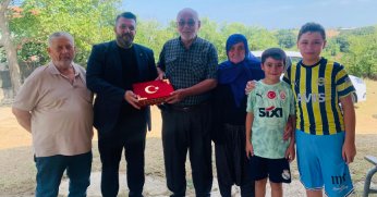 İzmit Belediyesinden Kandıra’da şehit ve gazi ailelerine ziyaret