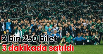 Kocaelisporlular biletleri anında tüketti