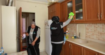 Büyükşehir’den 7 ayda 2 bin 288 ev temizliği hizmeti