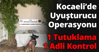 Kocaeli’de Uyuşturucu Operasyonu: 1 Tutuklama, 1 Adli Kontrol